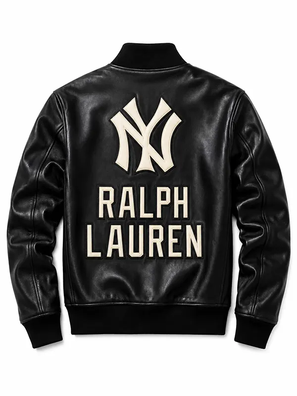 Polo Ralph Lauren Yankees Leather Jacket - Image 2