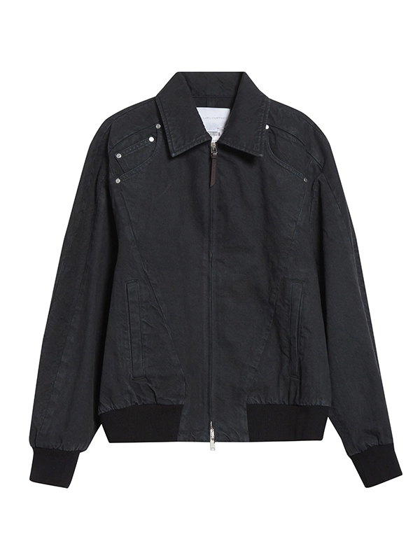Taylor Swift NBA Playoffs Denim Bomber Jacket - Image 3