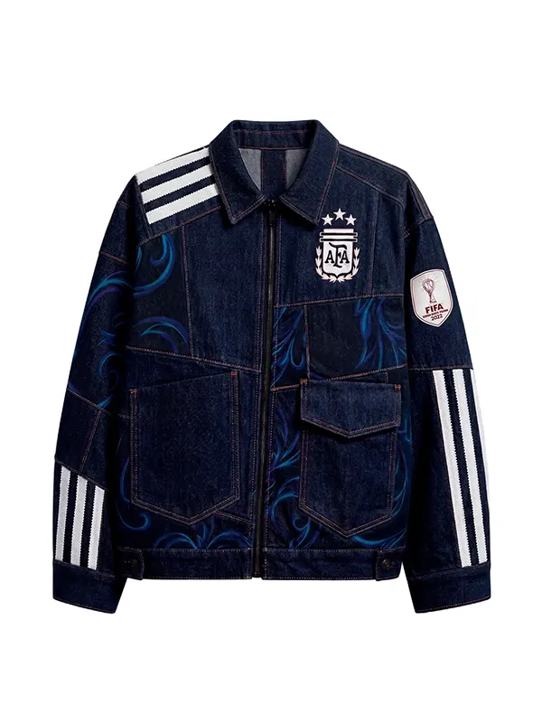 Argentina World Cup Denim Sports Jacket