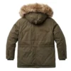 Brad Pitt Arctic shearling jacket