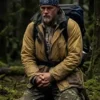 Brad Pitt tan survival field jacket