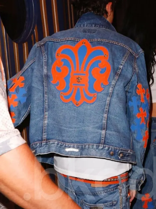 Chrome Hearts denim trucker jacket Knicks