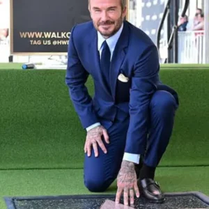 David Beckham Los Angeles FIFA World Cup 2026 Blue Suit