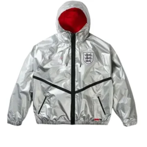 England FIFA World Cup 2026 Silver Anthem Track Jacket