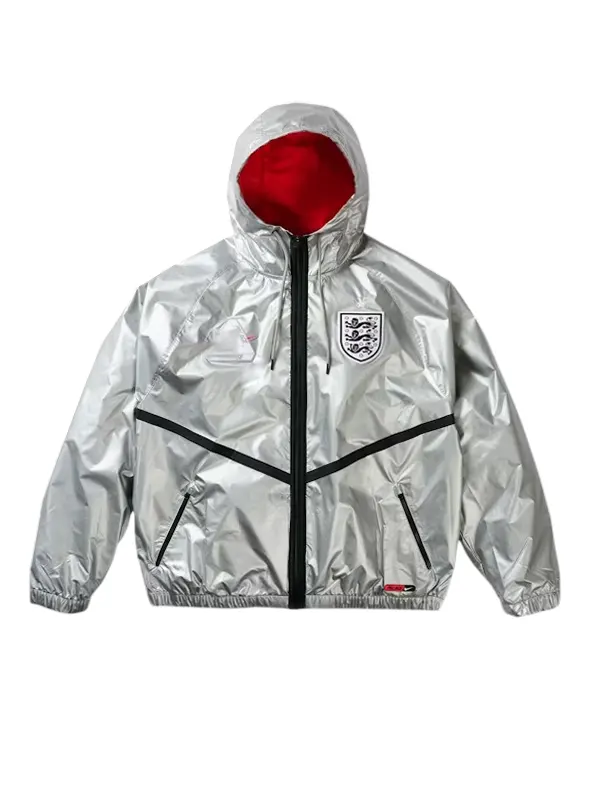 England FIFA World Cup 2026 Silver Anthem Track Jacket