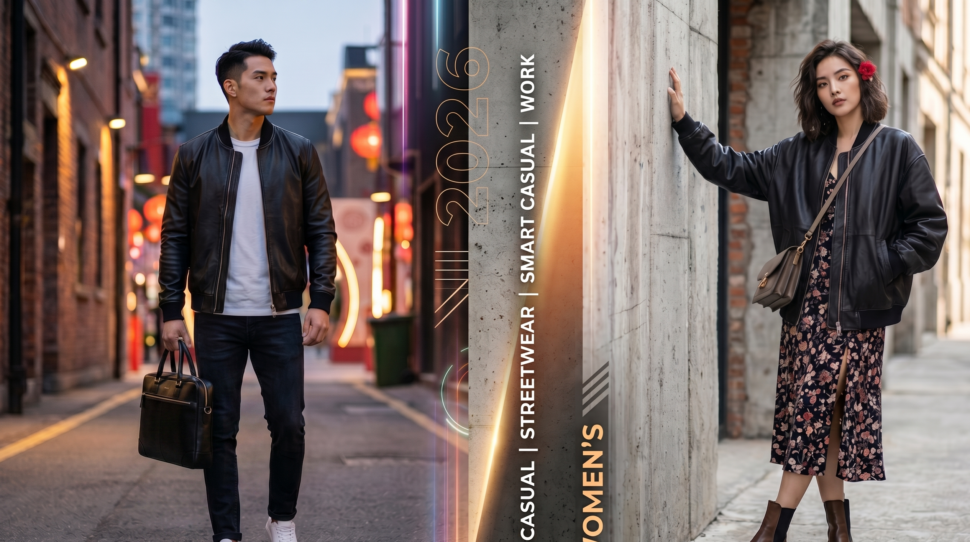 How to Wear a Black Leather Bomber Jacket and Look Effortlessly Cool