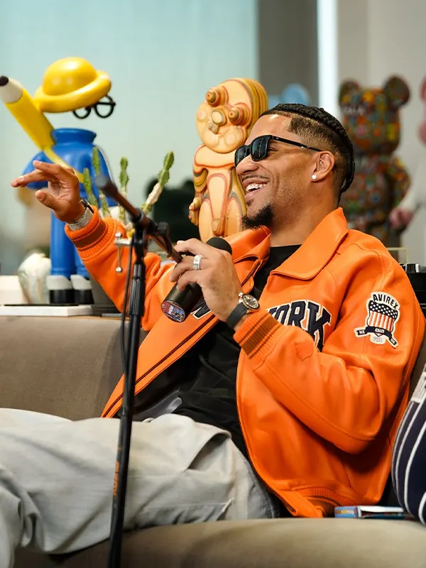 Josh Hart New York Knicks leather jacket