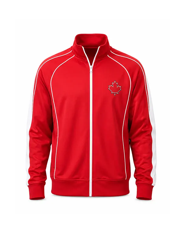 Justin Bieber Maple Leafs track jacket