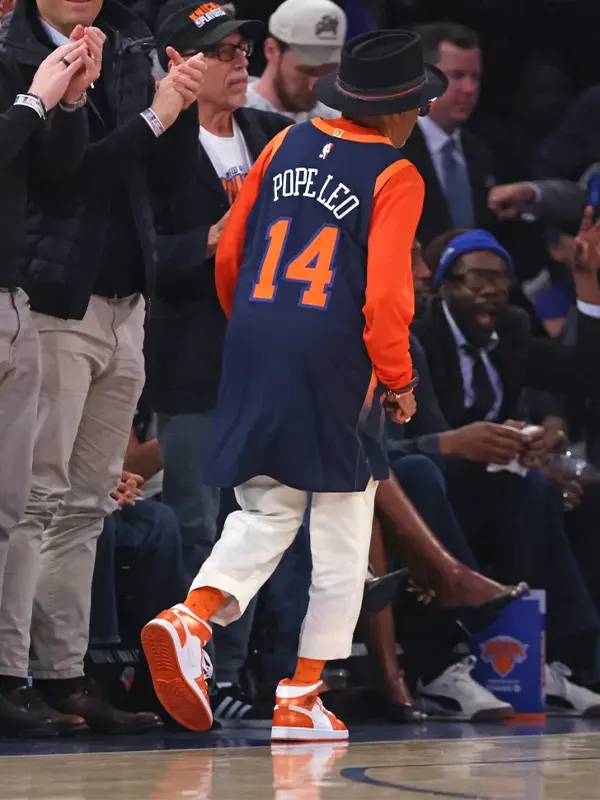 Knicks Pope Leo Spike Lee jersey