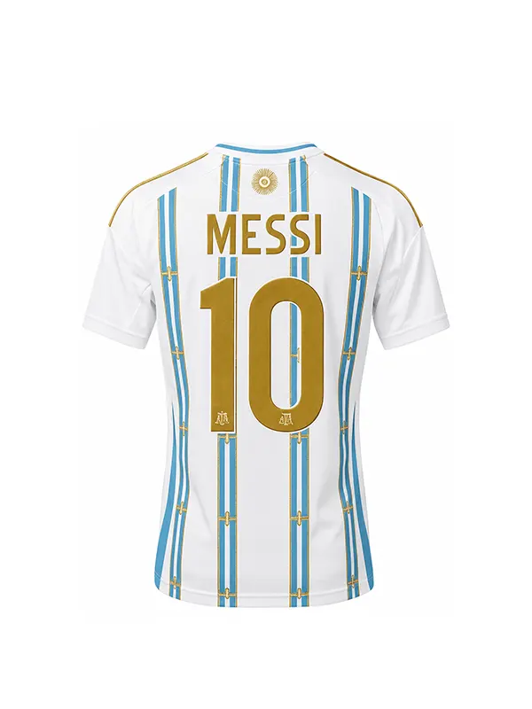Messi Argentina Gold Stripe Jersey 2026 - Image 2