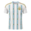 Messi Argentina Gold Stripe Jersey