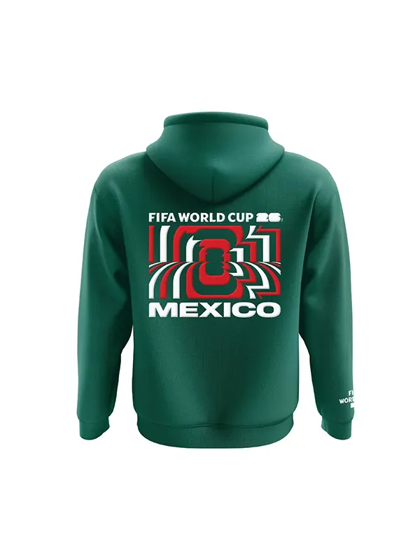 Mexico World Cup 2026 Puff Hoodie