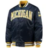 Michigan Wolverines Starter satin jacket