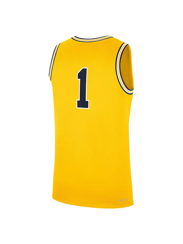 Michigan Wolverines Championship Basketball Jersey - Image 6