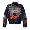 NY Knicks NBA Finals Champions Leather Jacket 2026