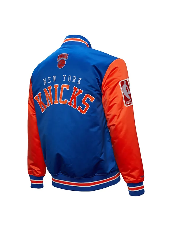 New York Knicks NBA Primetime Satin Jacket - Image 3