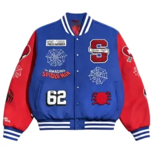 Peter Parker Spider Man Varsity Jacket