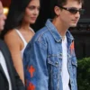 Timothee Chalamet Knicks Game 4 Denim Trucker Jacket