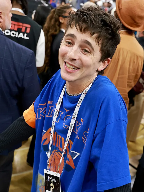 Timothée Chalamet Knicks Game 5 T-shirt - Image 2