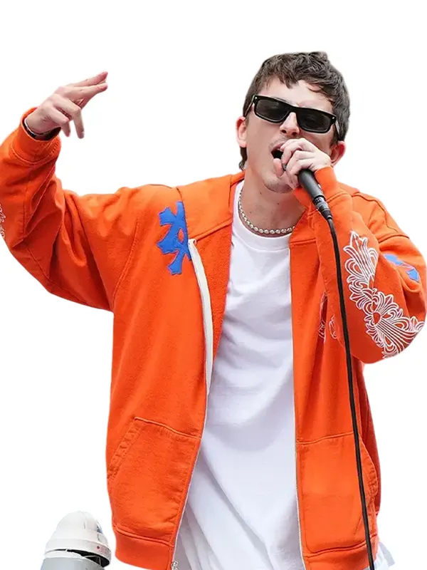 Timothée Chalamet Knicks Parade Hoodie Orange