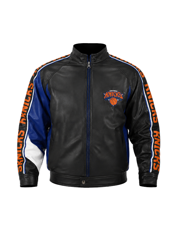 Timothée Chalamet NY Knicks Finals Leather Jacket - Image 2