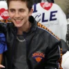Timothée Chalamet NY Knicks Finals Leather Jacket