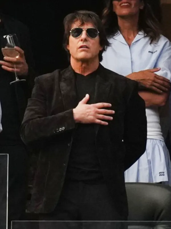Tom Cruise USMNT World Cup Opener Los Angeles brown blazer 2026