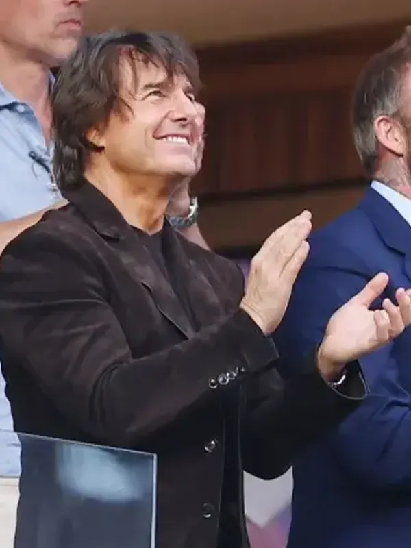Tom Cruise USMNT brown blazer