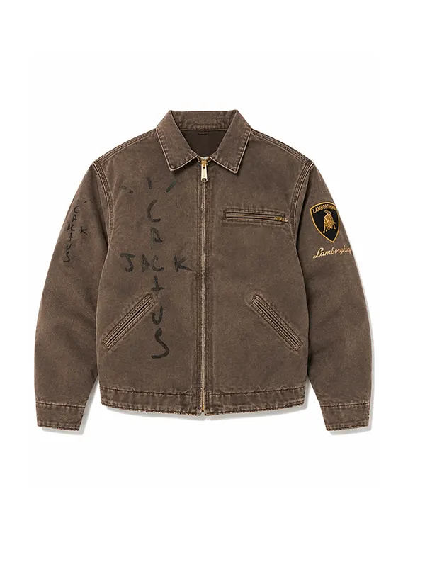 Travis Scott Cactus Jack x Carhartt Brown Canvas Jacket