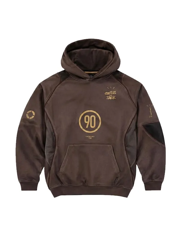 Travis Scott Cactus Jack x Total 90 Earth Brown Hoodie