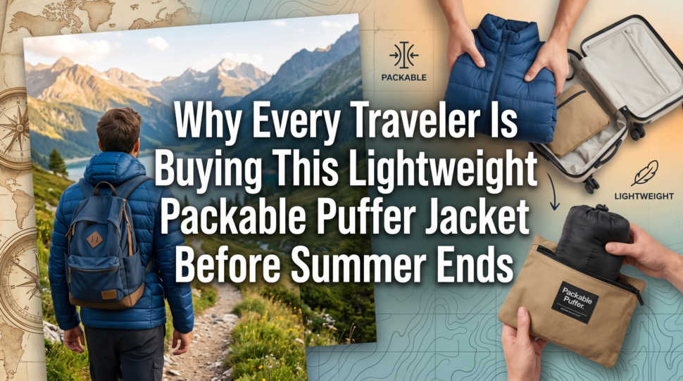 Why Every Traveler Is Buying This Lightweight Packable Puffer Jacket Before Summer Ends
