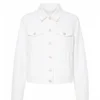 Women White Denim Jacket