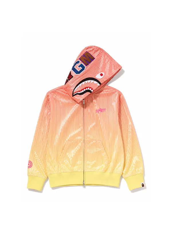 Dip Dye Shark Full Zip Hoodie - Image 2