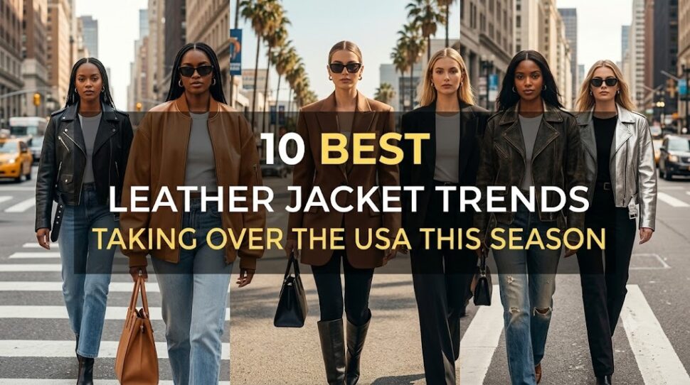 10 Best Womens Leather Jacket Trends Taking Over the USA This Season