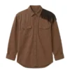 Annabelle Wallis Mutiny 2026 Brown Cotton Shirt