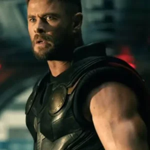 Avengers Doomsday 2026 Thor Black Leather Vest
