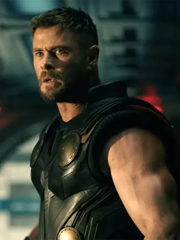 Avengers Doomsday 2026 Thor Black Leather Vest