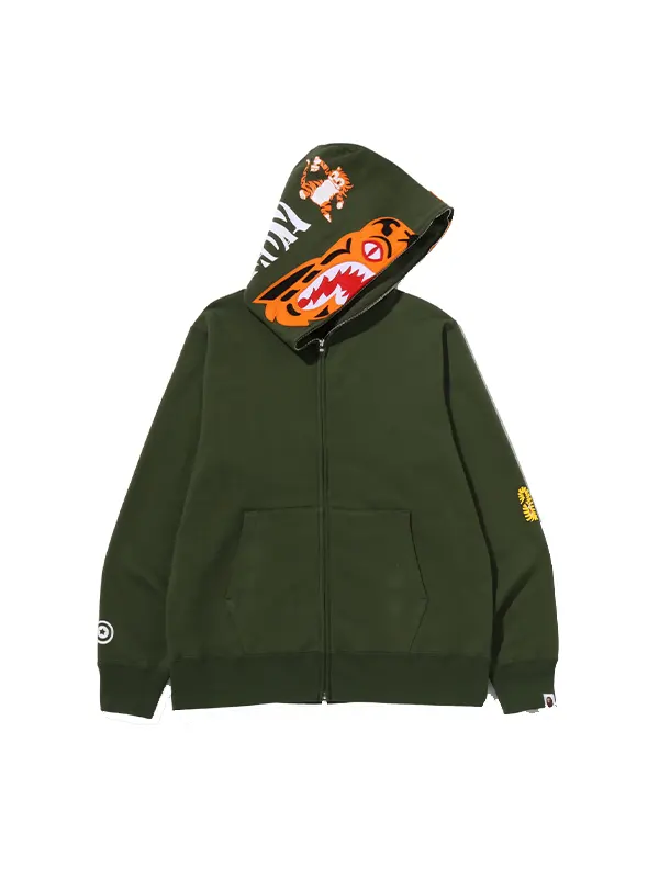 Bape Tiger Full Zip Hoodie - Image 10