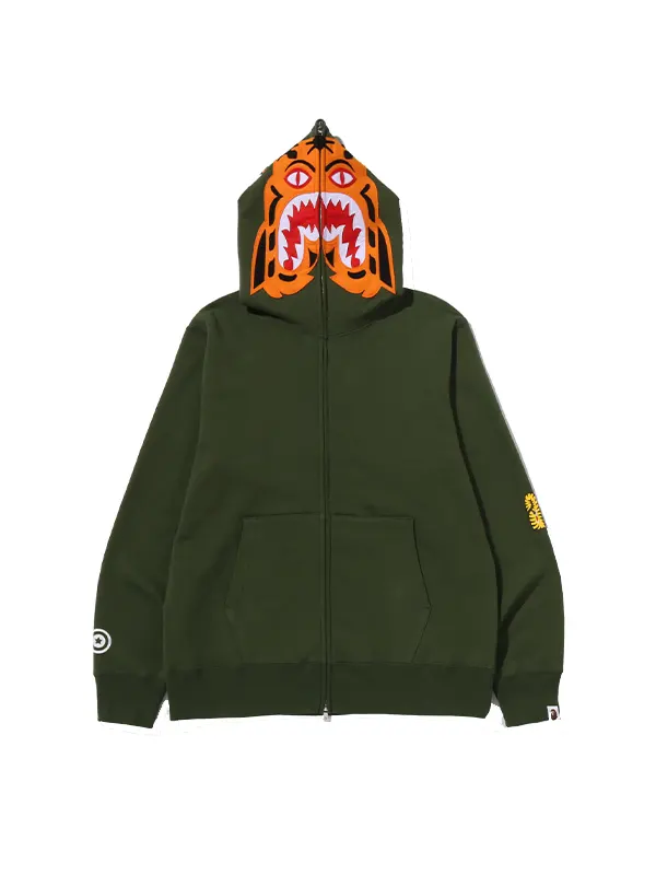 Bape Tiger Full Zip Hoodie - Image 9
