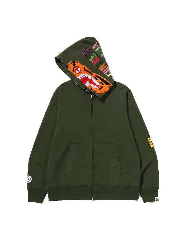 Bape Tiger Full Zip Hoodie - Image 11