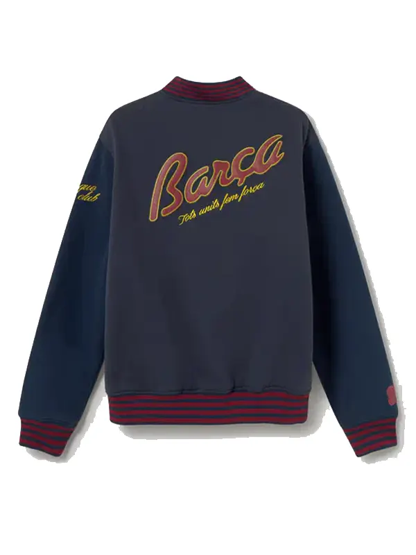 Barcelona blue bomber jacket