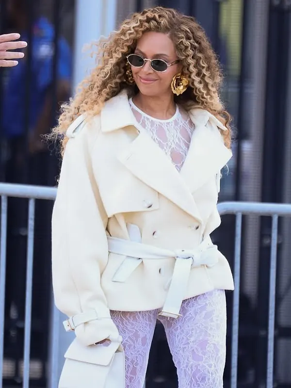 Beyoncé FI-FA World Cup 2026 Final White Wool Jacket