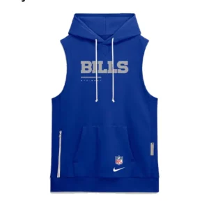 Buffalo Bills Sideline Sleeveless Hoodie