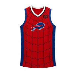 Buffalo Bills Spider-Man Custom Jersey