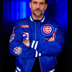 CM Punk Chicago Cubs satin jacket