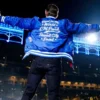 CM Punk Cubs blue satin jacket