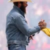 Post Malone World Cup Finals Denim Jacket - Image 3