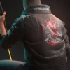 Cyberpunk 2077 Samurai Brown Bomber Jacket - Image 3