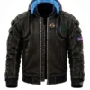 Cyberpunk 2077 Samurai Brown Bomber Jacket - Image 4