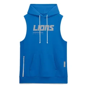 Detroit Lions Sideline Sleeveless Hoodie